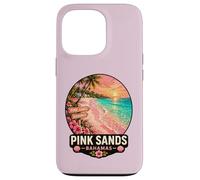 Design de Coucher de Soleil sur la Plage Tropicale de Sands Bahamas Coque pour iPhone 13 Pro