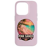 Design de Coucher de Soleil sur la Plage Tropicale de Sands Bahamas Coque pour iPhone 14 Pro