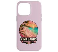 Design de Coucher de Soleil sur la Plage Tropicale de Sands Bahamas Coque pour iPhone 14 Pro Max
