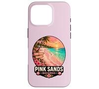 Design de Coucher de Soleil sur la Plage Tropicale de Sands Bahamas Coque pour iPhone 16 Pro