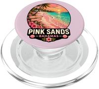 Design de Coucher de Soleil sur la Plage Tropicale de Sands Bahamas PopSockets PopGrip pour MagSafe