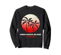 Design de Coucher de Soleil sur l'île Anna Maria en Floride Sweatshirt