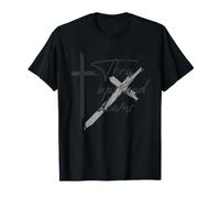 Design de Coup de Pinceau croisé Thru Ups and Downs T-Shirt