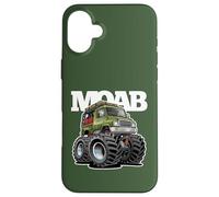Design de Dessin animé de Camion de Camping-Cars Tout-Terrain Moab Utah 4x4 Coque pour iPhone 16 Plus