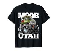 Design de Dessin animé de Camion de Camping-Cars Tout-Terrain Moab Utah 4x4 T-Shirt