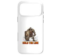 Design de Discipline Hold The Line Warrior Strength Coque pour iPhone 17 Pro Max