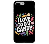 Design de friandises amusant « J'adore manger des bonbons » Coque pour iPhone 7 Plus/8 Plus