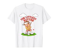 Design de Golf Amusant pour Enfants The Littlest Putter T-Shirt Graphique avec Valeur