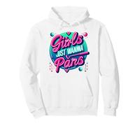 Design de Golf Amusant pour Femme - Girls Just Wanna Have Pars Sweat à Capuche