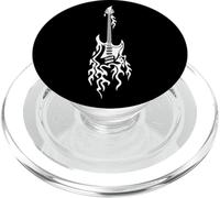 Design de Guitare Burning Fire pour Les Fans de Musique et Les guitaristes PopSockets PopGrip pour MagSafe