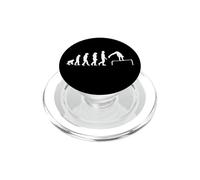Design de Gymnastique Amusant High Bar/Evolution of Humanity PopSockets PopGrip pour MagSafe