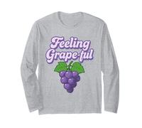 Design de Jeu de Mots en Grape Raisin Manche Longue