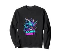Design de Jeu Fantastique Dragon Gamer Cyber Style Sweatshirt