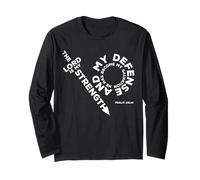 Design de la Bible chrétienne Psaume 118:14 Le Seigneur est ma Force Manche Longue