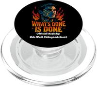 Design de la chanson What's Done Is Done de Udo Blanc PopSockets PopGrip pour MagSafe