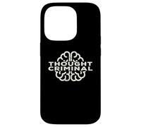 Design de la liberté criminelle pensée pour Les libertariens anarchistes Coque pour iPhone 14 Pro
