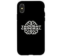 Design de la liberté criminelle pensée pour Les libertariens anarchistes Coque pour iPhone X/XS