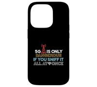 Design de la théorie du complot 5G Coque pour iPhone 14 Pro