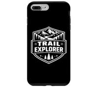 Design de l'emblème de randonnée en Plein air Trail Explorer Coque pour iPhone 7 Plus/8 Plus