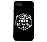 Design de l'emblème de randonnée en Plein air Trail Explorer Coque pour iPhone SE (2020) / 7/8