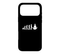 Design de l'évolution Humaine vers la méditation/Mindfulness Yoga Coque pour iPhone 17 Pro Max