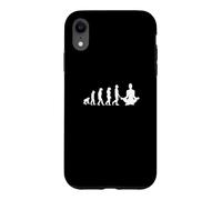Design de l'évolution Humaine vers la méditation/Mindfulness Yoga Coque pour iPhone XR