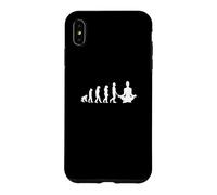Design de l'évolution Humaine vers la méditation/Mindfulness Yoga Coque pour iPhone XS Max