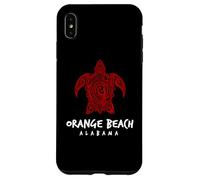 Design de l'île tribale aux Tortues de mer d'orange Beach en Alabama Coque pour iPhone XS Max