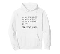 Design de liste de Motivation « Consistency is Key » Sweat à Capuche