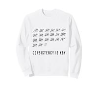 Design de liste de Motivation « Consistency is Key » Sweatshirt