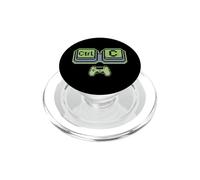 Design de Manette de Jeu Pixel Art Ctrl C PopSockets PopGrip pour MagSafe