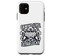 Design de Manette Sombre Extra chanceuse de Niveau de Jeu Coque pour iPhone 11
