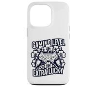 Design de Manette Sombre Extra chanceuse de Niveau de Jeu Coque pour iPhone 13 Pro