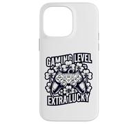 Design de Manette Sombre Extra chanceuse de Niveau de Jeu Coque pour iPhone 14 Pro Max