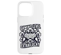 Design de Manette Sombre Extra chanceuse de Niveau de Jeu Coque pour iPhone 15 Pro Max