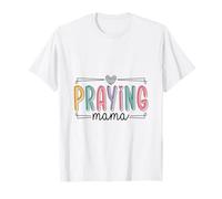 Design de maternité avec Inscription « Praying Mama Christian Faith » T-Shirt