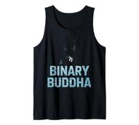 Design de méditation Binary Buddha Tech Débardeur