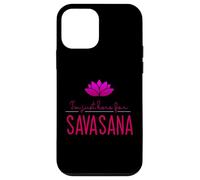 Design de méditation et de Yoga pour I'm Just Here for Savasana Coque pour iPhone 12 Mini