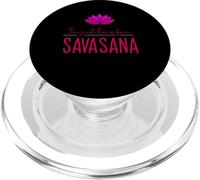 Design de méditation et de Yoga pour I'm Just Here for Savasana PopSockets PopGrip pour MagSafe