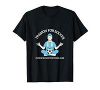 Design de méditation pour Fan de Football Passion et Patience T-Shirt