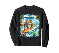 Design de mème Amusant pour Les Vacances d'été 2026 Entre frères Sweatshirt