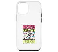 Design de Motivation pour la Course à Pied Never Skip The Finish Coque pour iPhone 12/12 Pro