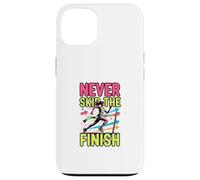 Design de Motivation pour la Course à Pied Never Skip The Finish Coque pour iPhone 13