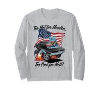Design de Muscle Car trop drôle, trop Chaud pour Le Paradis, trop Cool pour l'enfer Manche Longue