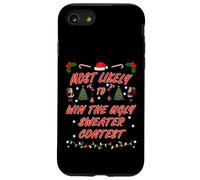 Design de Noël Le Plus susceptible de Gagner Le Concours de Pull Laid Coque pour iPhone SE (2020) / 7/8