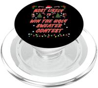 Design de Noël Le Plus susceptible de Gagner Le Concours de Pull Laid PopSockets PopGrip pour MagSafe