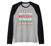 Design de Noël Moche conseiller Scolaire - Funny Counselors Manche Raglan