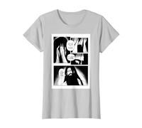 Design de Page de Bande dessinée T-Shirt, Femme, Argent, S