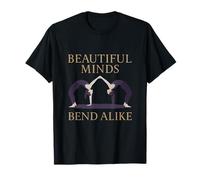 Design de Partenaire de Yoga Beautiful Minds Bend Alike T-Shirt