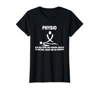 Design de physiothérapie Tendance pour Les physios et Les thérapeutes T-Shirt Graphique avec Valeur, Femme, Noir, XL